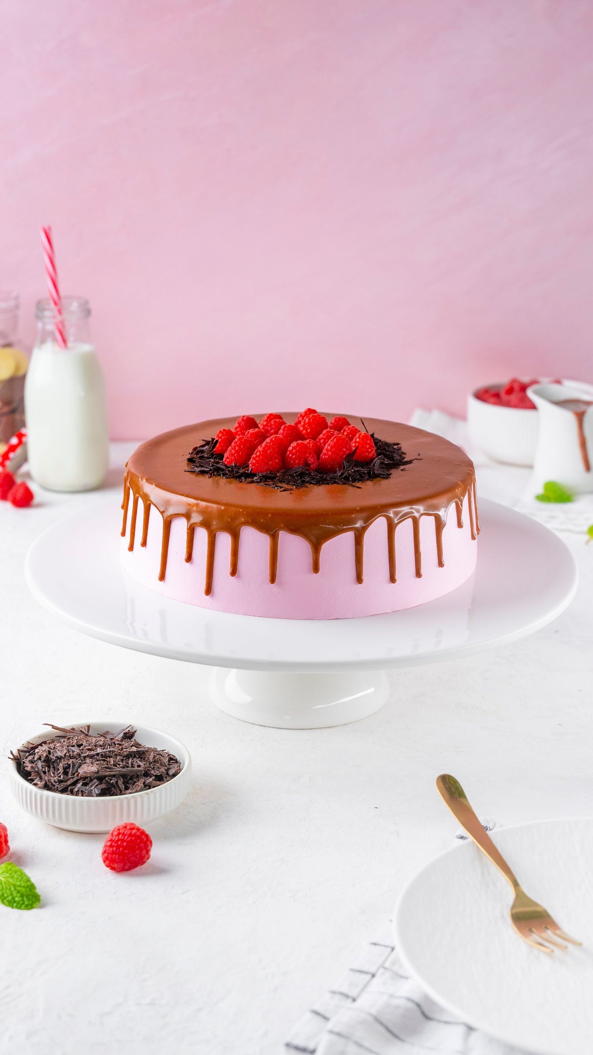 Chocolate raspberry Cake